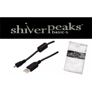 USB kábel ShiverPeaks BS77388 1,5 m USB A Mini-USB B čierny