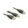 DELOCK kábel USB 2.0 B -> USB-A Power + Power/Data