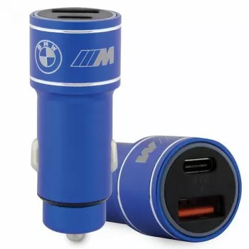 Auto nabíjačka 20W PD-QC 3.0 Fast Blue