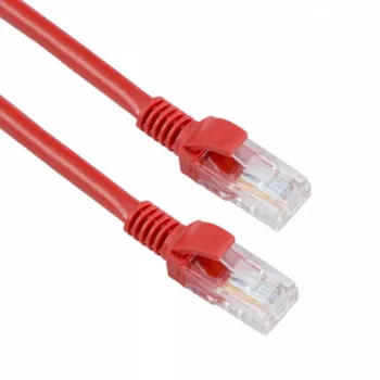 Sieťový kábel SBOX Kábel UTP CAT5e RJ-45 1 m červený