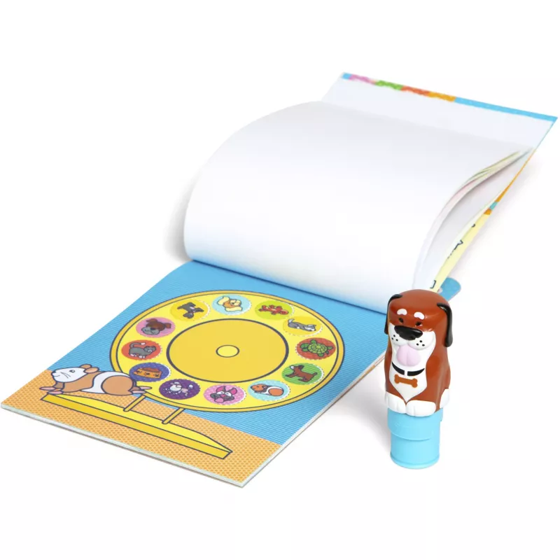 Aktivitný blok so samolepkami od Spinmaster — MAC STW StckrWowActivityPadStDog GML (blok s aktivitami so samolepkami)