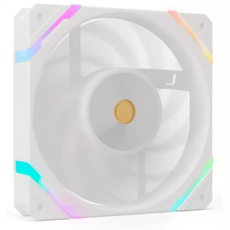 VALKYRIE X12R ARGB 120mm skriňový ventilátor s reverznými lopatkami biely