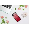 Puzdro na smartphone iKins pre iPhone XS Max – ružové jazero s čiernymi akcentmi