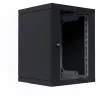 EFB Elektronik 19 inch skriňa X-Rack so sklenenými dverami 400-600mm čierna - nástenná skriňa (WGX-1506TS.G1)