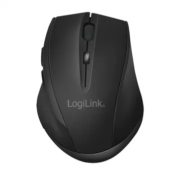 Logilink bezdrôtová myš BT5.0, ergonomická, čierna