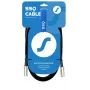 SSQ MIDI2 SS-1418 kábel MIDI (5-pinový) - MIDI (5-pinový) 2 m čierny