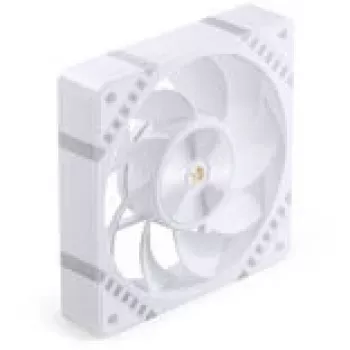 120 mm ventilátor skrine Jonsbo HF2-120 biely — Reverse Blade, PWM, ARGB