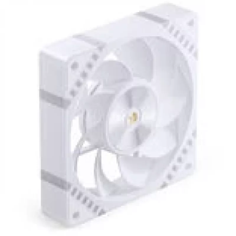 120 mm ventilátor skrine Jonsbo HF2-120 biely — Reverse Blade, PWM, ARGB