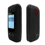 eSTAR Digni Flip 6,1 cm (2.4) 102 g čierna, červená telefón pre seniorov