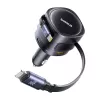 Auto nabíjačka Baseus Enjoyment Max 90W s USB-C, Lightning a USB-A konektormi