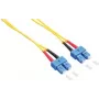 LogiLink - Patch kábel - SC Singlemode (M) na SC Singlemode (M) - 1 m - sklené vlákno - duplex - 9/125 mikrometrov - OS2 - bez halogénov - žltý