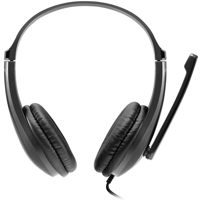 CANYON PC headset HSC-1 PC Mic Flat 2m čierny