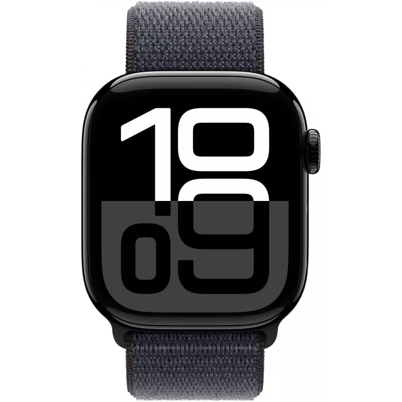Apple Watch 10 42mm GPS+4G hliník Sport Loop Jet čierna/Ink