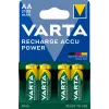 VARTA HR6 AA Recharge Accu Power 2100 mAh 56706 akumulátory 4 ks zelená, žltá