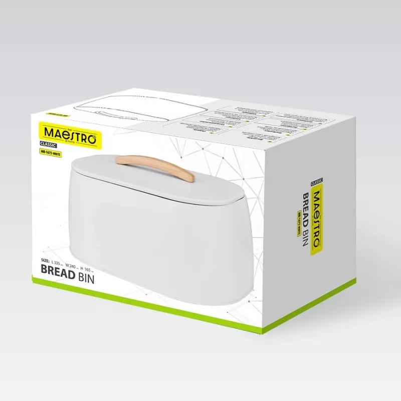 Maestro MR-1675-WHITE — biely chlebník