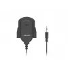 Pripínací mikrofón NATEC NMI-1352, káblový 3,5 mm, citlivosť -58 dB, 50–16000 Hz, 1,8 m kábel, 20 g