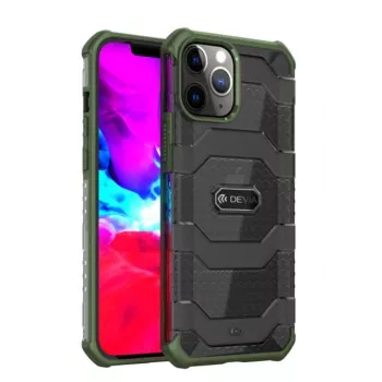 Ochranné nárazuvzdorné puzdro Devia Vanguard pre iPhone 12 Pro Max, zelená