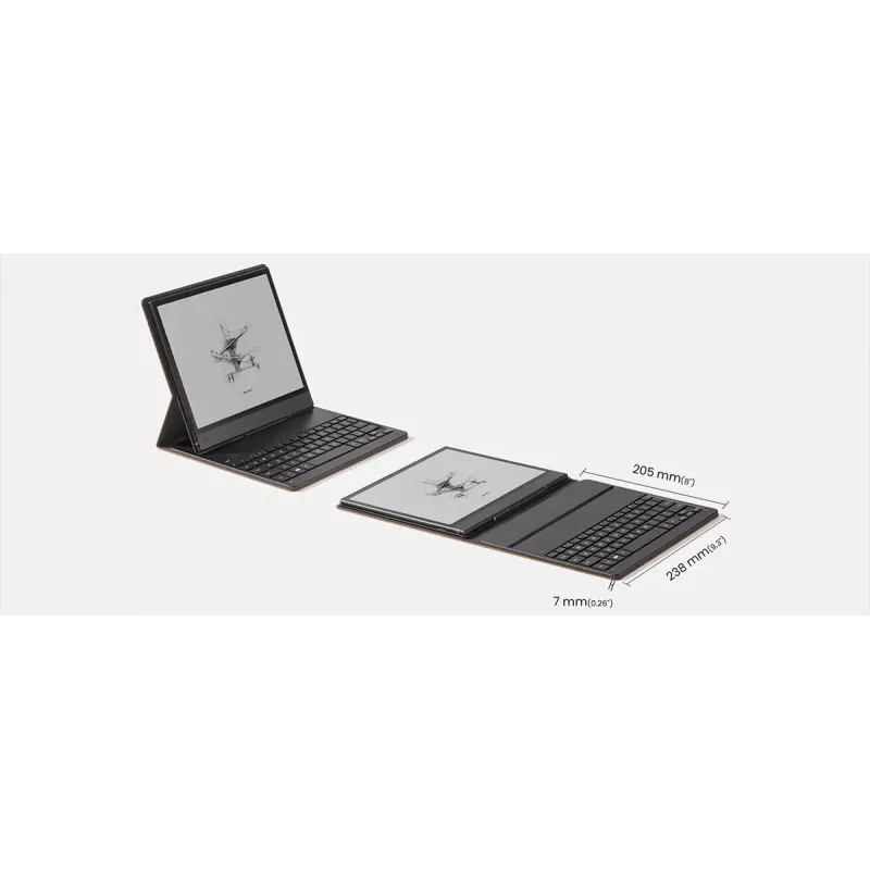 Onyx Boox Note Air 5 C magnetické puzdro s klávesnicou, hnedé, OCV0520R