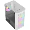 ATX AEROCOOL TRINITY MINI FRGB MICRO MINI TOWER SKRIŇA SO SKLENENÝM PANELOM (BIELA)