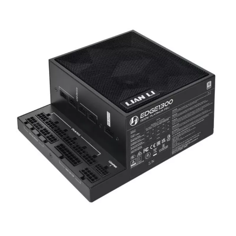 Zdroj Lian Li EDGE EG1300 1300 W, 80 PLUS Platinum, ATX 3.1, PCIe 5.1, čierny
