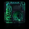 Stealkey Customs SK-UNI 120D Distroplate D-RGB – čierna edícia