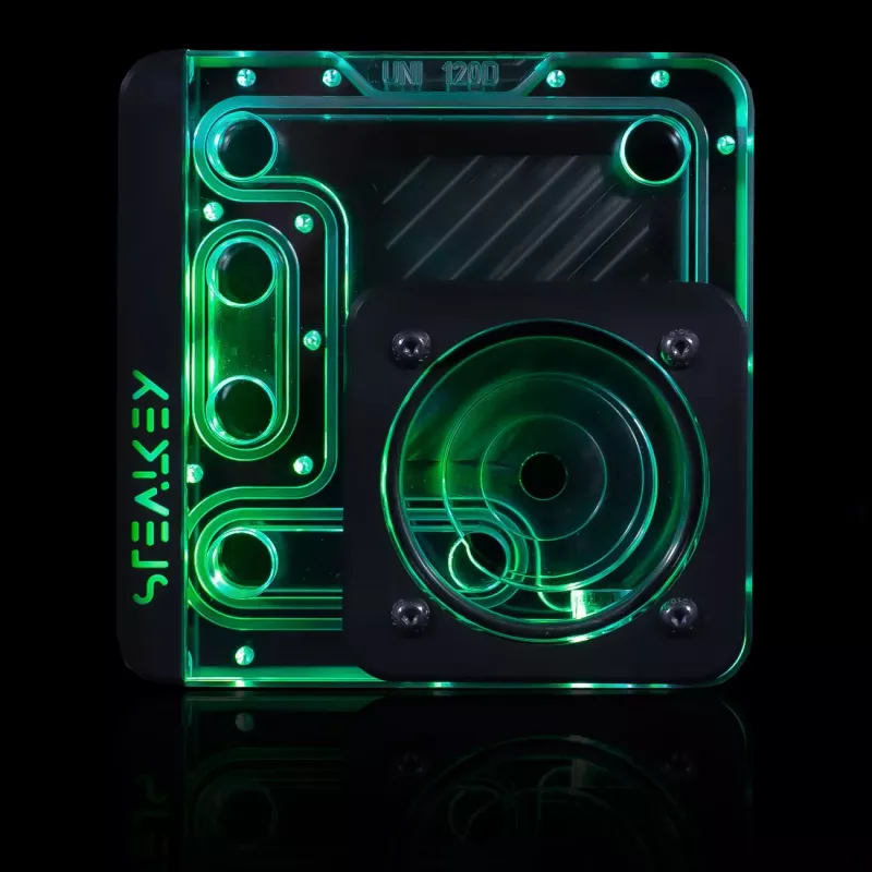 Stealkey Customs SK-UNI 120D Distroplate D-RGB – čierna edícia