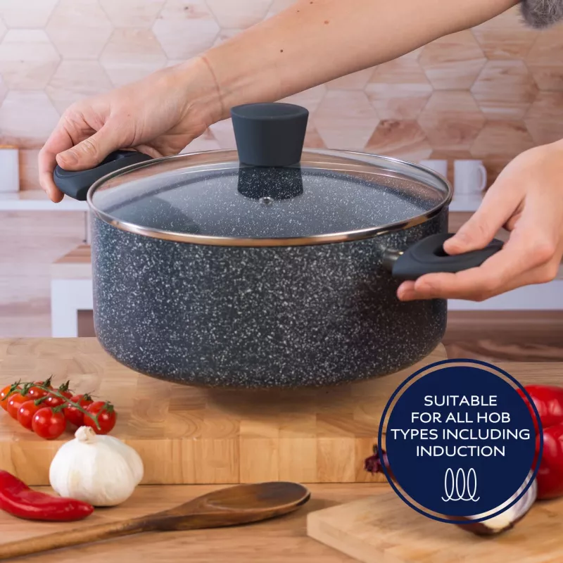 Sada hrncov Russell Hobbs RH02818EU7, 5-dielna kamenná sada riadu