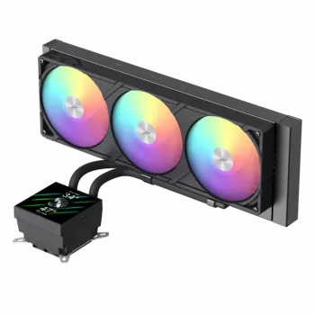 Gamemax CPU kvapalinový chladič | GLACIER 360 LCD BK | Intel, AMD