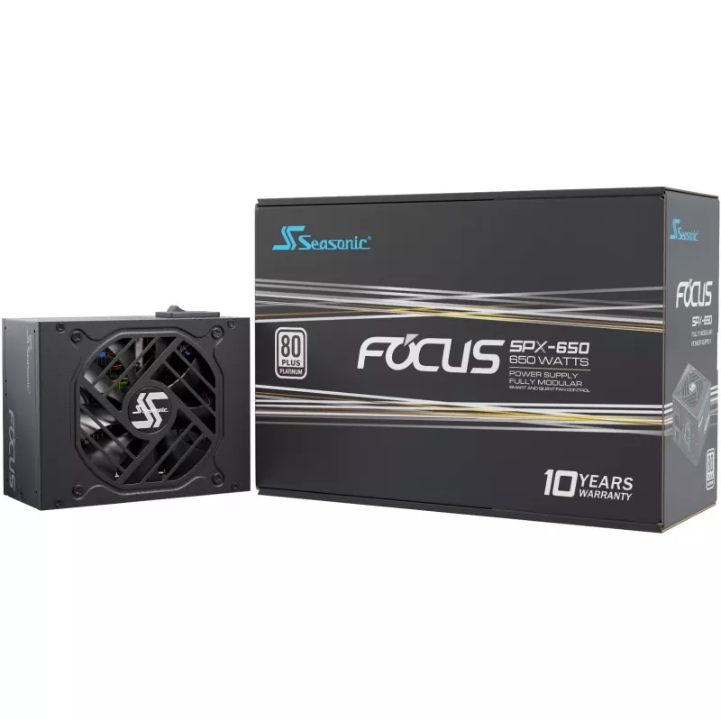 Seasonic FOCUS-SPX-650 napájací zdroj 650 W 20+4 pin ATX CFX čierny