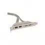 FireWire kábel InLine 33390A 0,40 m sivá