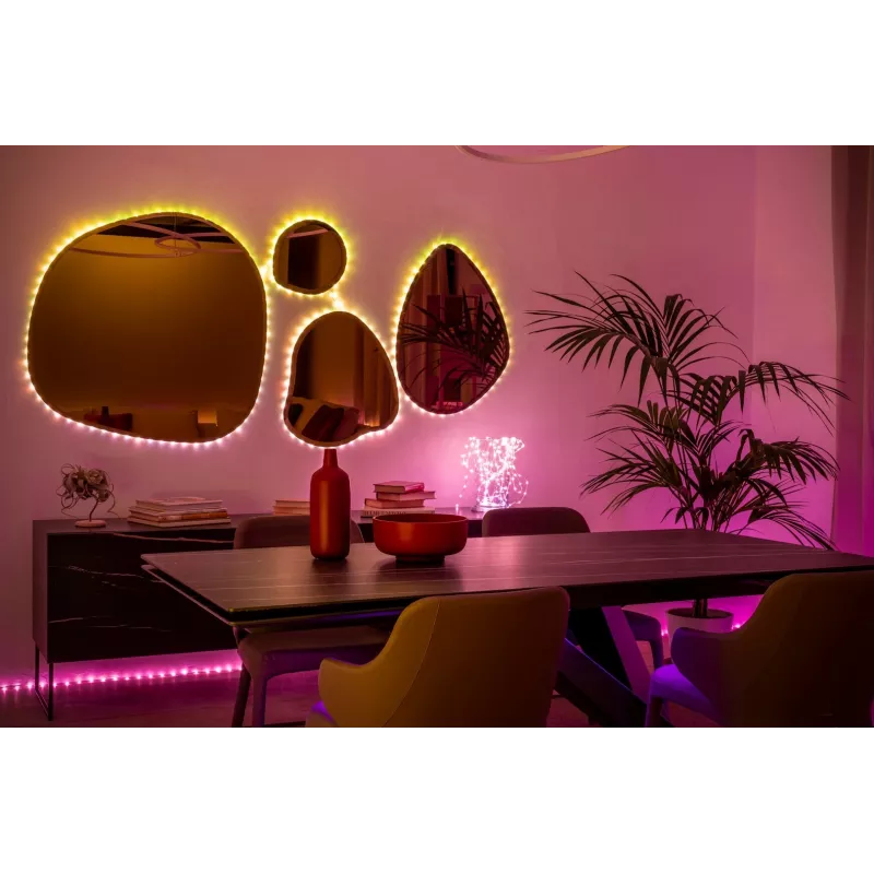 Twinkly Dots 60 RGB USB smart svetlá, 3 m, čierne