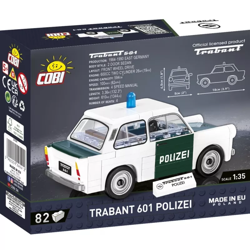Trabant 601 Polizei, stavebnica