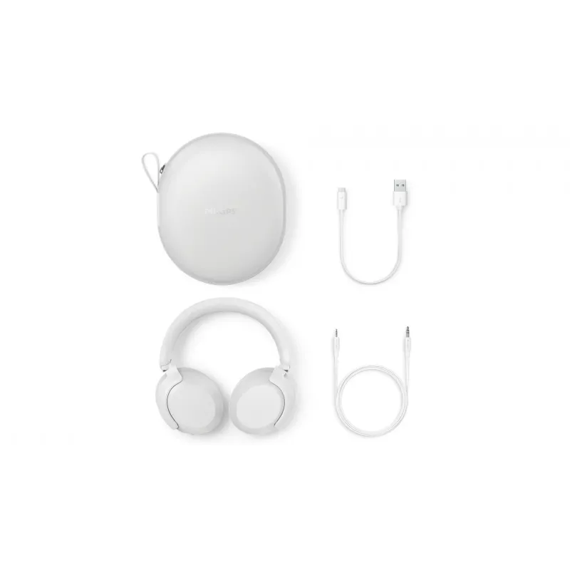 Philips TAH8000EWT/00 slúchadlá/headset bezdrôtové cez hlavu hovory/hudba USB Type-C Bluetooth biela