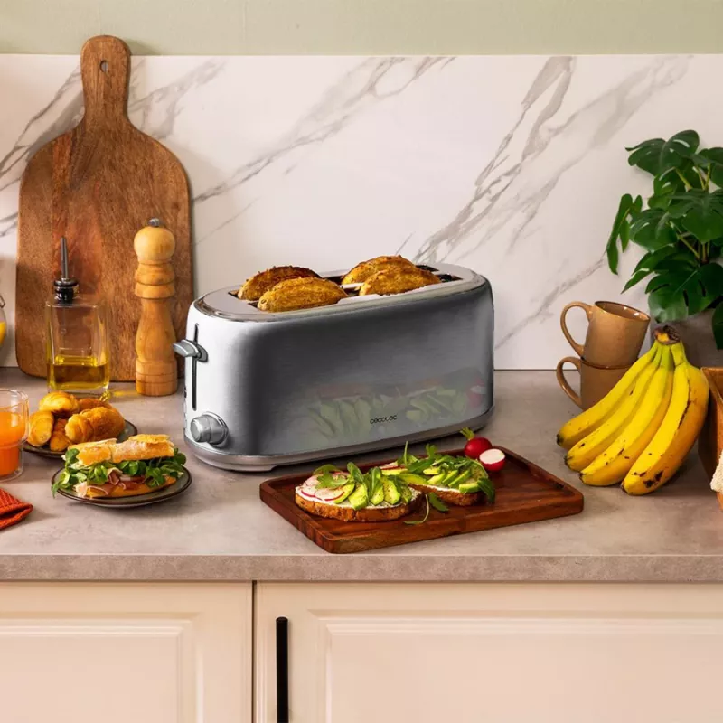 Cecotec 3207 4 plátky toast alebo 2 veľké plátky chleba