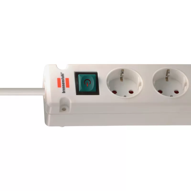 Brennenstuhl Bremounta zásuvková lišta, 5 zásuviek + 2x USB-C, 3 m, biela