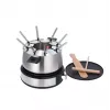 Severin FO 2471 kombinácia fondue a palaciniek, čierna/nehrdzavejúca oceľ