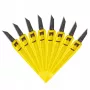 Nôž na rezanie STANLEY 1-10-601 Metallic červená/žltá, lámačná čepeľ, rukoväť 18 cm, balenie 50 ks