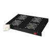 Digitus DN-19 FAN-4-HO-SW 19-palcová strešná vetracia jednotka, 4 ventilátory, termostat, čierna