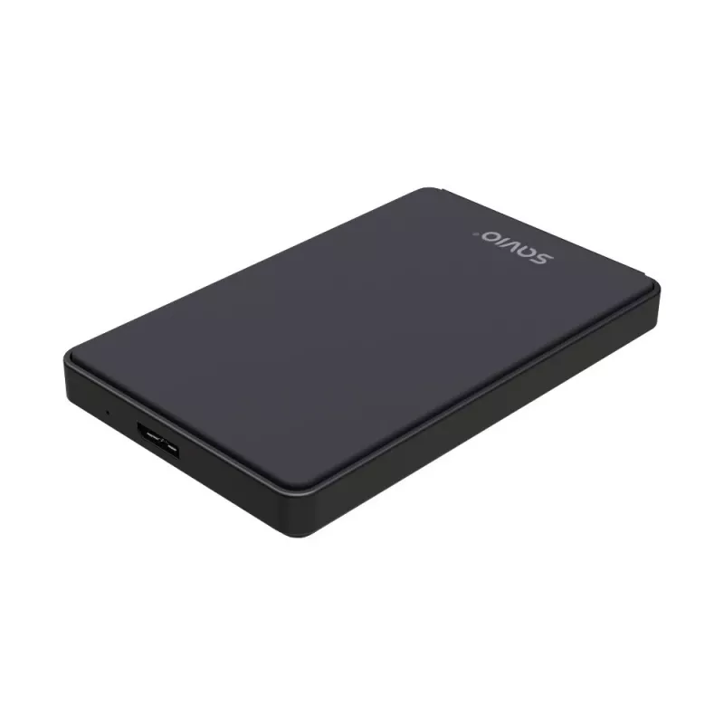 Puzdro na pevný disk/SSD SAVIO AK-65 čierne 2,5 inch SATA USB 3.0 5 Gbit/s Micro-USB