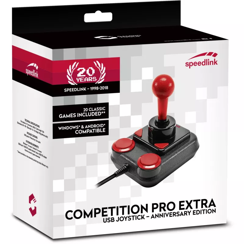 Joystick SPEEDLINK Competition Pro Extra čierny červený