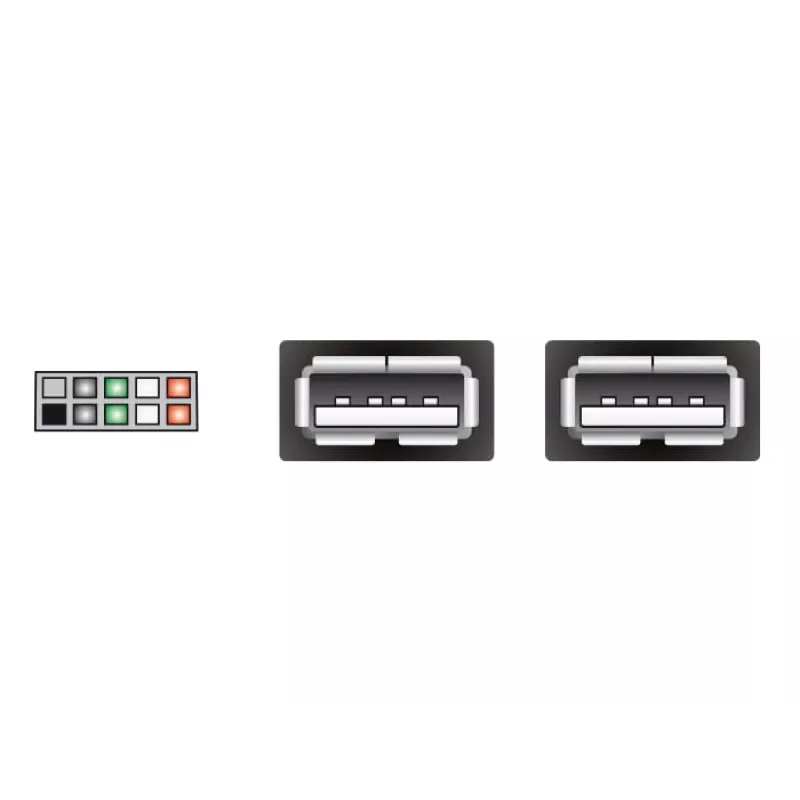 Interný USB kábel DeLOCK 83292 0,2 m konektor samica na konektor samica