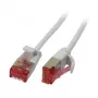 Synergy 21 Patch kábel RJ45 CAT6 250MHz 1,0m biely U/FTP Slimline okrúhly d 3,6mm – kábel – sieť