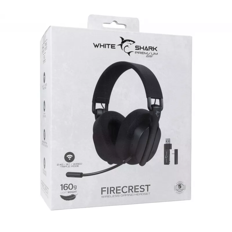 White Shark WGH-2444 Firecrest čierna