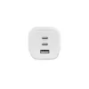 Dicota napájací zdroj - kompaktný, GaN - 65 Watt - 5 A - PD 3.0 - 3 výstupné konektory (2 x USB-C, USB)