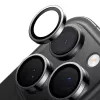 Ochranné sklo na kameru Torras pre iPhone 16 Pro Max — Lensguard, čierne