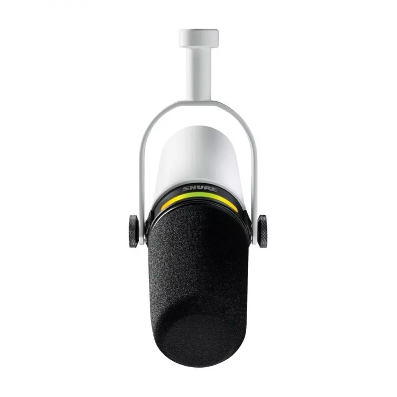 Shure MV7+-W - stolový/vokálny mikrofón s XLR/USB-C konektorom, biely
