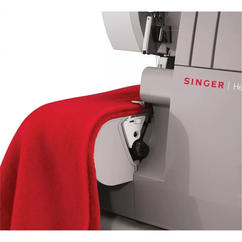 Overlockový šijací stroj SINGER 14HD854 Heavy Duty elektrický 120 W sivý