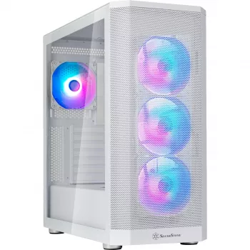 FARA 514X, Tower skriňa biela, tvrdené sklo