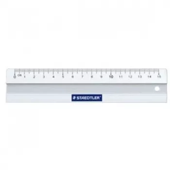 Pravítko na stôl Staedtler Mars 563 150 mm hliník biela