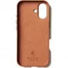 Mujjo Full Leather Case MagSafe puzdro pre iPhone 17 hnedé